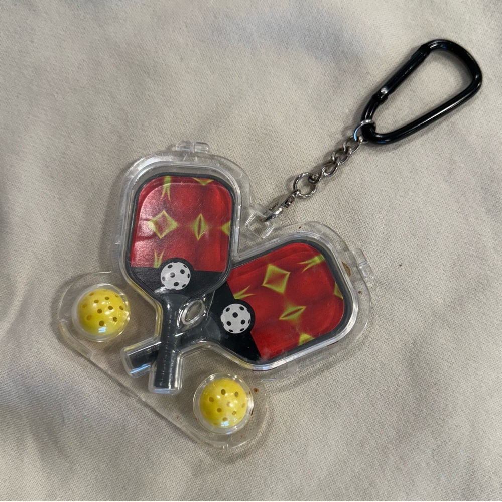 Worlds Smallest Pickleball Keychain - Picture 3 of 3